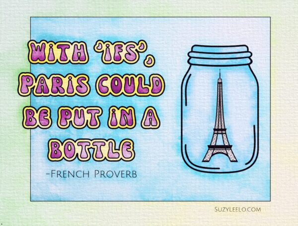 with ifs - paris proverb coloring page suzyleelo