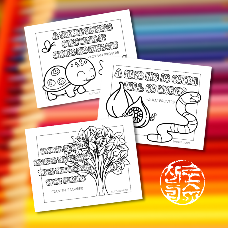 Proverbs Coloring Book » Suzy LeeLo