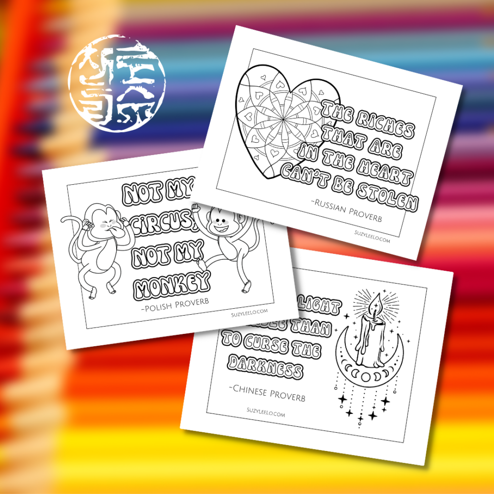 Proverbs Coloring Book » Suzy LeeLo